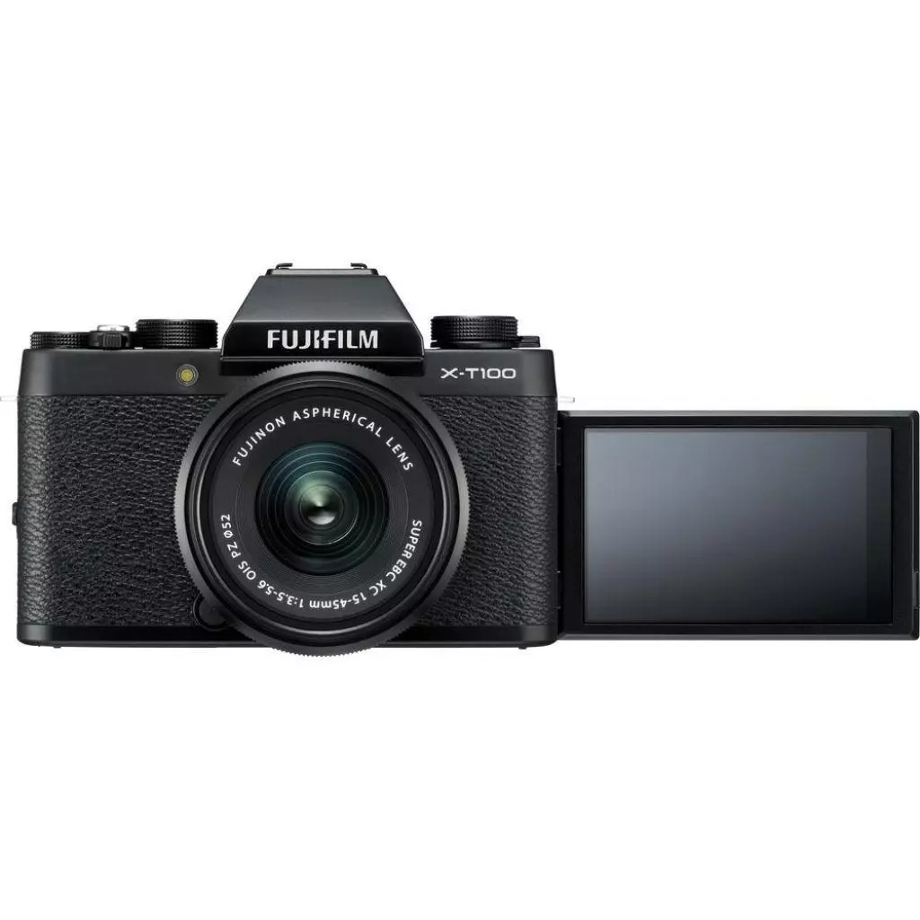 Цифровой фотоаппарат Fujifilm X-T100 + XC 15-45mm F3.5-5.6 Kit Black (16582892) - 7 Цифровой фотоаппарат Fujifilm X-T100 + XC 15-45mm F3.5-5.6 Kit Black (16582892) - 7