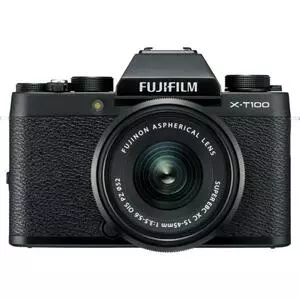 Цифровой фотоаппарат Fujifilm X-T100 + XC 15-45mm F3.5-5.6 Kit Black (16582892)
