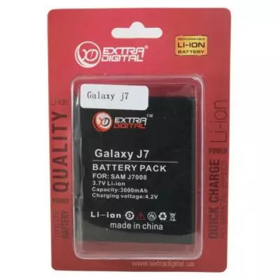 Аккумуляторная батарея для телефона Extradigital Samsung Galaxy J7 J700H (3000mAh) (BMS6407) - 4