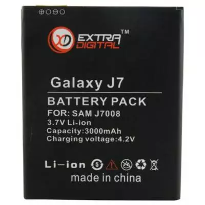 Аккумуляторная батарея для телефона Extradigital Samsung Galaxy J7 J700H (3000mAh) (BMS6407)