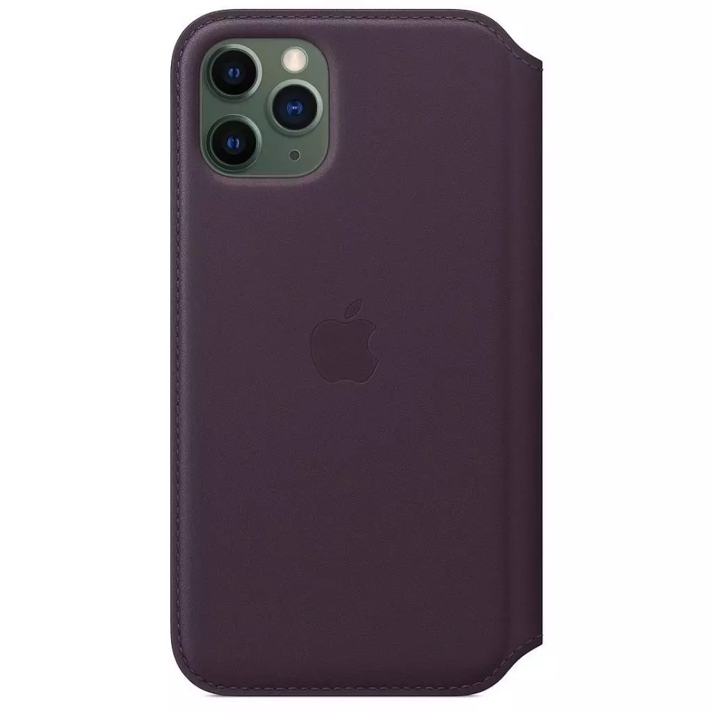 Чехол для моб. телефона Apple iPhone 11 Pro Leather Folio - Aubergine (MX072ZM/A) - 2 Чехол для моб. телефона Apple iPhone 11 Pro Leather Folio - Aubergine (MX072ZM/A) - 2
