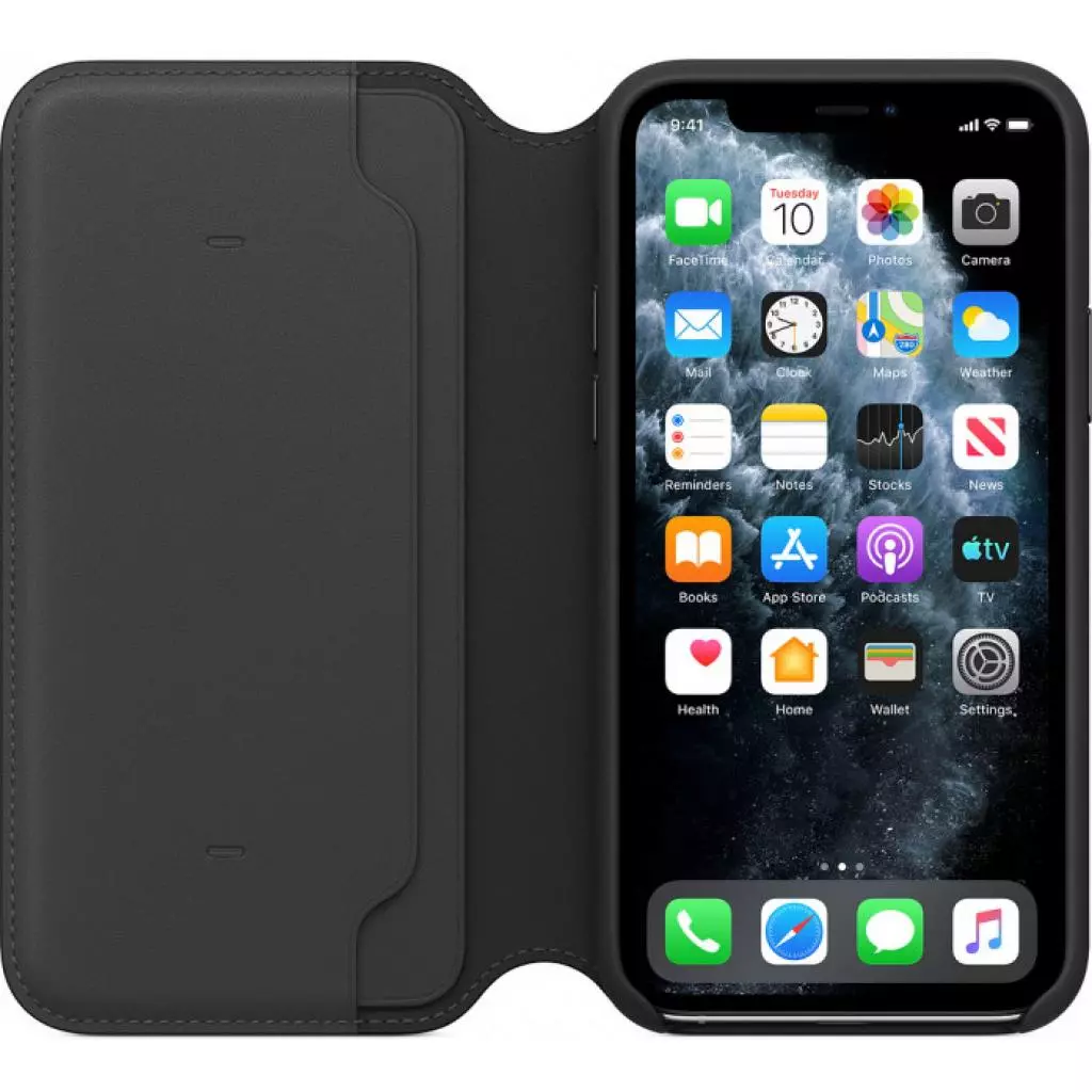 Чехол для моб. телефона Apple iPhone 11 Pro Leather Folio - Black (MX062ZM/A) - 3 Чехол для моб. телефона Apple iPhone 11 Pro Leather Folio - Black (MX062ZM/A) - 3