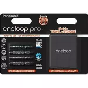 Аккумулятор Panasonic Eneloop Pro AAA 930 mAh * 4 + Case (BK-4HCDEC4BE)
