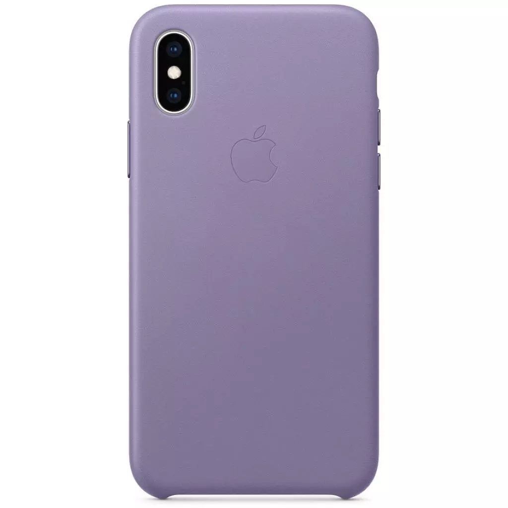 Чехол для моб. телефона Apple iPhone XS Leather Case - Lilac (MVFR2ZM/A) - 1 Чехол для моб. телефона Apple iPhone XS Leather Case - Lilac (MVFR2ZM/A) - 1