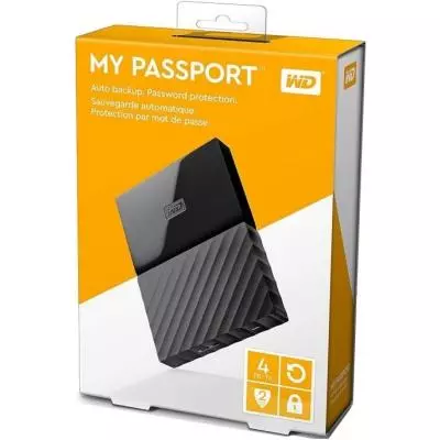Внешний жесткий диск 2.5" 4TB WD (WDBYFT0040BBK-EEEX) - 3 Внешний жесткий диск 2.5" 4TB WD (WDBYFT0040BBK-EEEX) - 3