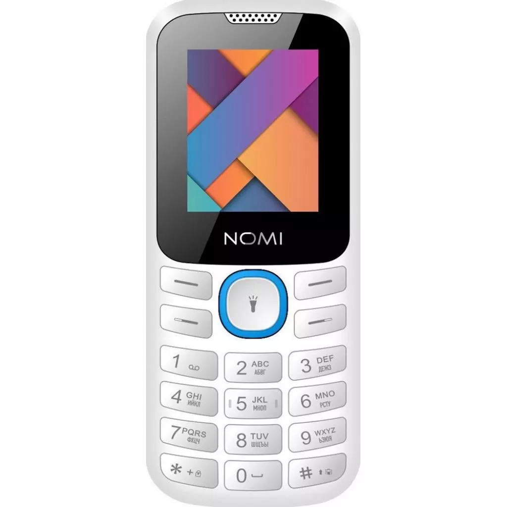 Мобильный телефон Nomi i184 White-Blue