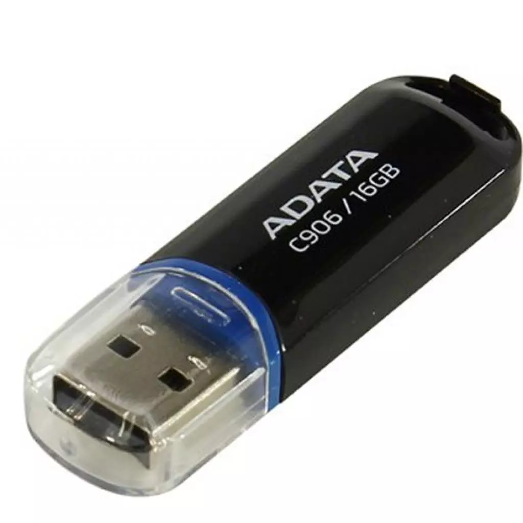 USB флеш накопитель ADATA 16GB C906 Black USB 2.0 (AC906-16G-RBK) - 1 USB флеш накопитель ADATA 16GB C906 Black USB 2.0 (AC906-16G-RBK) - 1