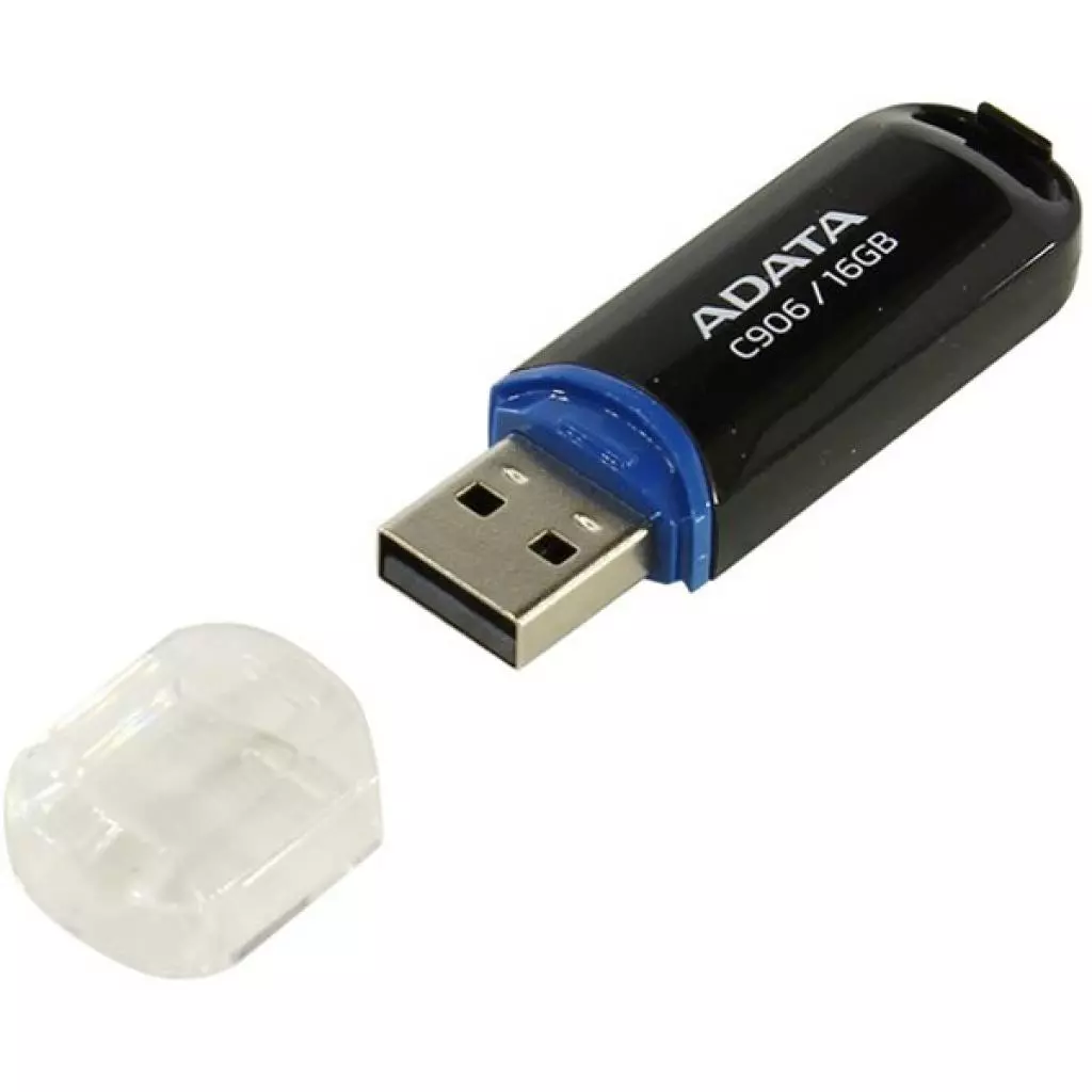 USB флеш накопитель ADATA 16GB C906 Black USB 2.0 (AC906-16G-RBK) - 2 USB флеш накопитель ADATA 16GB C906 Black USB 2.0 (AC906-16G-RBK) - 2