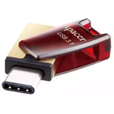 USB флеш накопитель Apacer 32GB AH180 Red Type-C Dual USB 3.1 (AP32GAH180R-1) - 4 USB флеш накопитель Apacer 32GB AH180 Red Type-C Dual USB 3.1 (AP32GAH180R-1) - 4