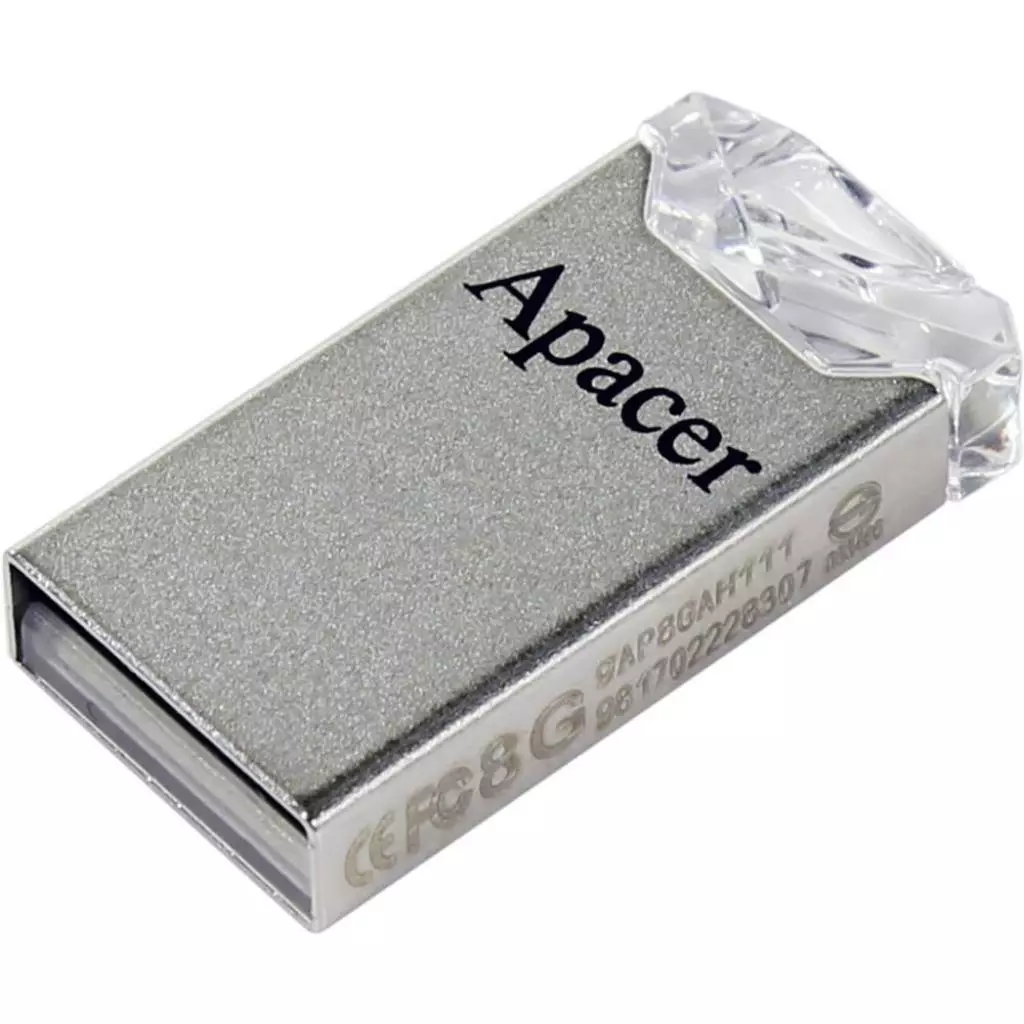 USB флеш накопитель Apacer 64GB AH111 Crystal USB 2.0 (AP64GAH111CR-1) - 1 USB флеш накопитель Apacer 64GB AH111 Crystal USB 2.0 (AP64GAH111CR-1) - 1