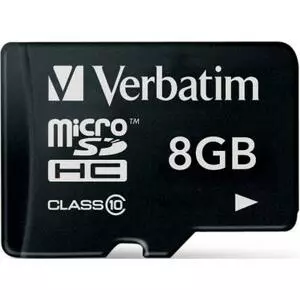 Карта памяти Verbatim 8GB microSDHC class 10 (44012)