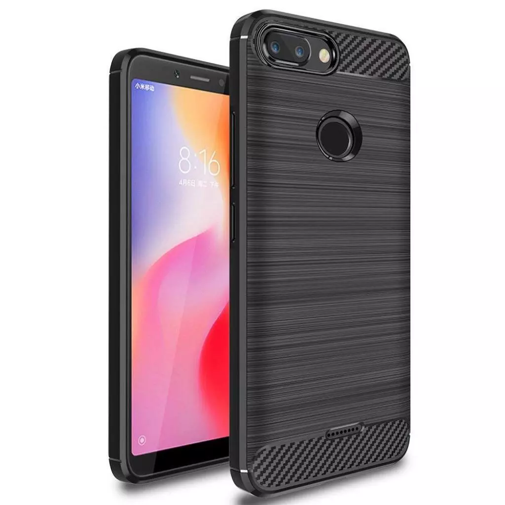 Чехол для моб. телефона Laudtec для Xiaomi Redmi 6 Carbon Fiber (Black) (LT-XR6) - 5 Чехол для моб. телефона Laudtec для Xiaomi Redmi 6 Carbon Fiber (Black) (LT-XR6) - 5