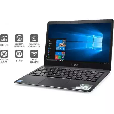 Ноутбук Vinga Iron S140 (S140-C40464BWH)