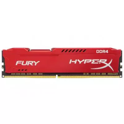 Модуль памяти для компьютера DDR4 16GB 2400 MHz HyperX Fury RED Kingston Fury (ex.HyperX) (HX424C15FR/16)