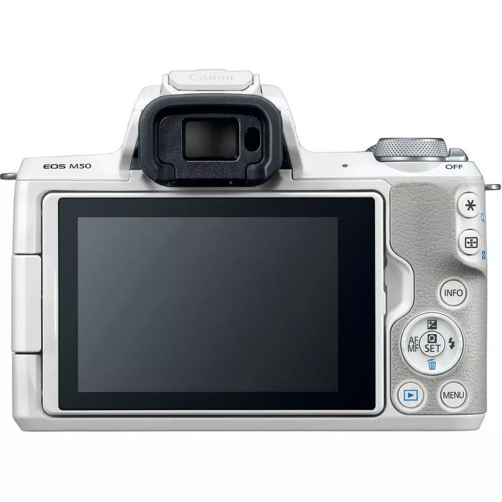 Цифровой фотоаппарат Canon EOS M50 15-45 IS STM Kit White (2681C057) - 2 Цифровой фотоаппарат Canon EOS M50 15-45 IS STM Kit White (2681C057) - 2