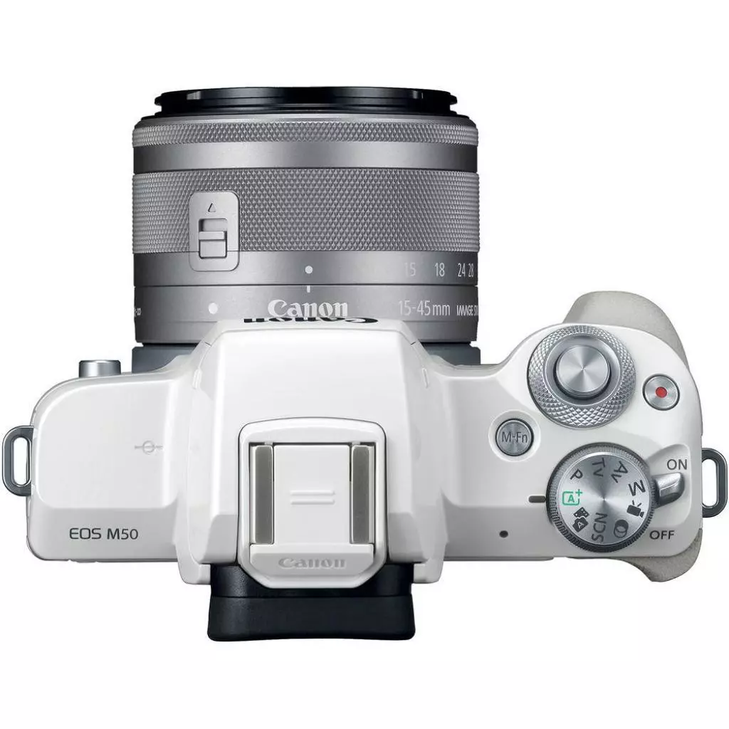 Цифровой фотоаппарат Canon EOS M50 15-45 IS STM Kit White (2681C057) - 3 Цифровой фотоаппарат Canon EOS M50 15-45 IS STM Kit White (2681C057) - 3