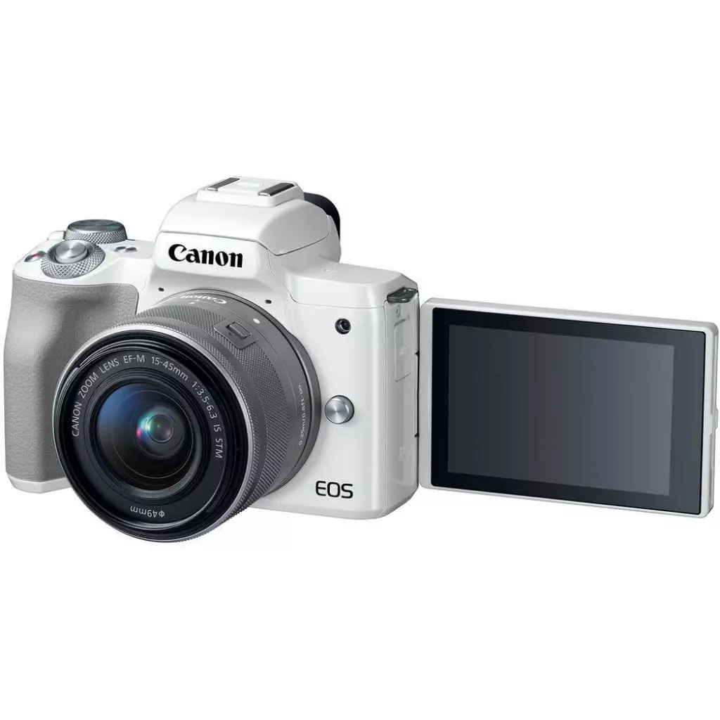 Цифровой фотоаппарат Canon EOS M50 15-45 IS STM Kit White (2681C057) - 5 Цифровой фотоаппарат Canon EOS M50 15-45 IS STM Kit White (2681C057) - 5