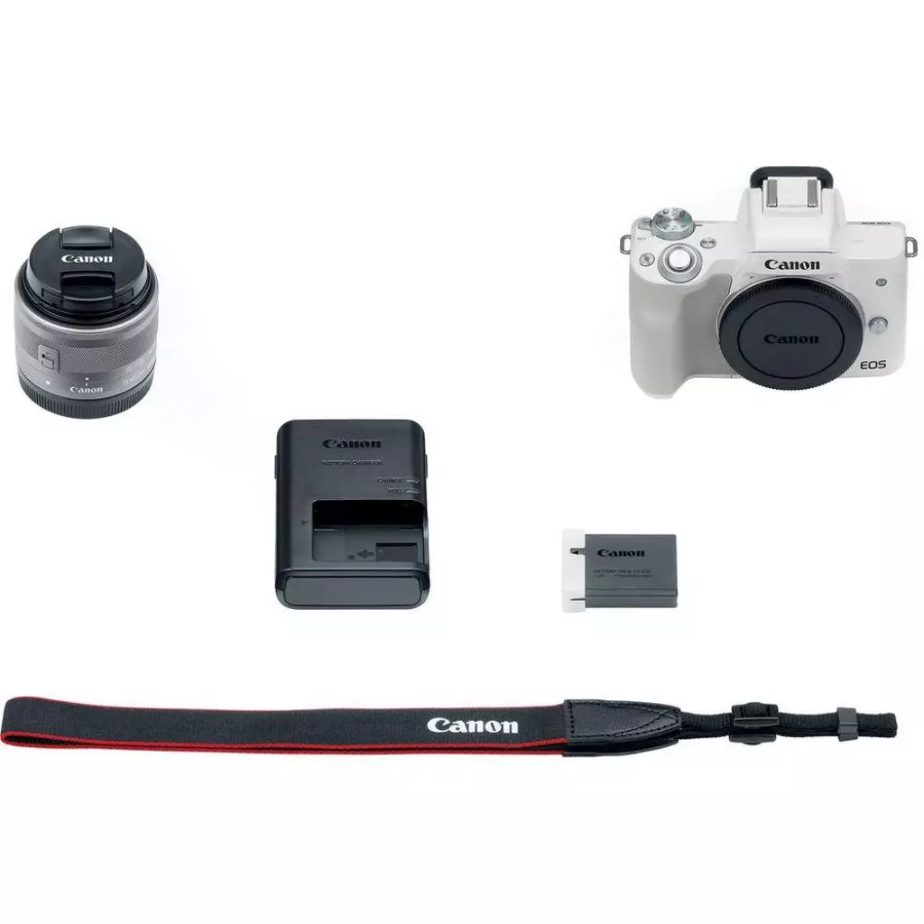 Цифровой фотоаппарат Canon EOS M50 15-45 IS STM Kit White (2681C057) - 8 Цифровой фотоаппарат Canon EOS M50 15-45 IS STM Kit White (2681C057) - 8