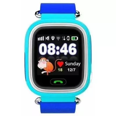 Смарт-часы UWatch Q90 Kid smart watch Blue (F_47453) - 1
