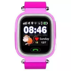 Смарт-часы UWatch Q90 Kid smart watch Pink (F_47455)