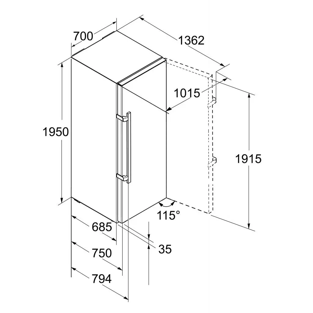 Морозильная камера Liebherr GN 5215 - 9