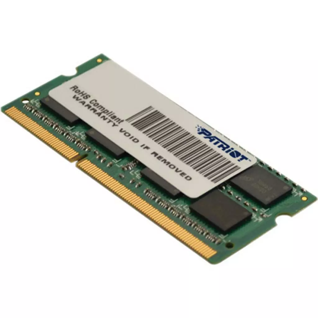 Модуль памяти для ноутбука SoDIMM DDR3 4GB 1600 MHz Patriot (PSD34G16002S) - 1 Модуль памяти для ноутбука SoDIMM DDR3 4GB 1600 MHz Patriot (PSD34G16002S) - 1
