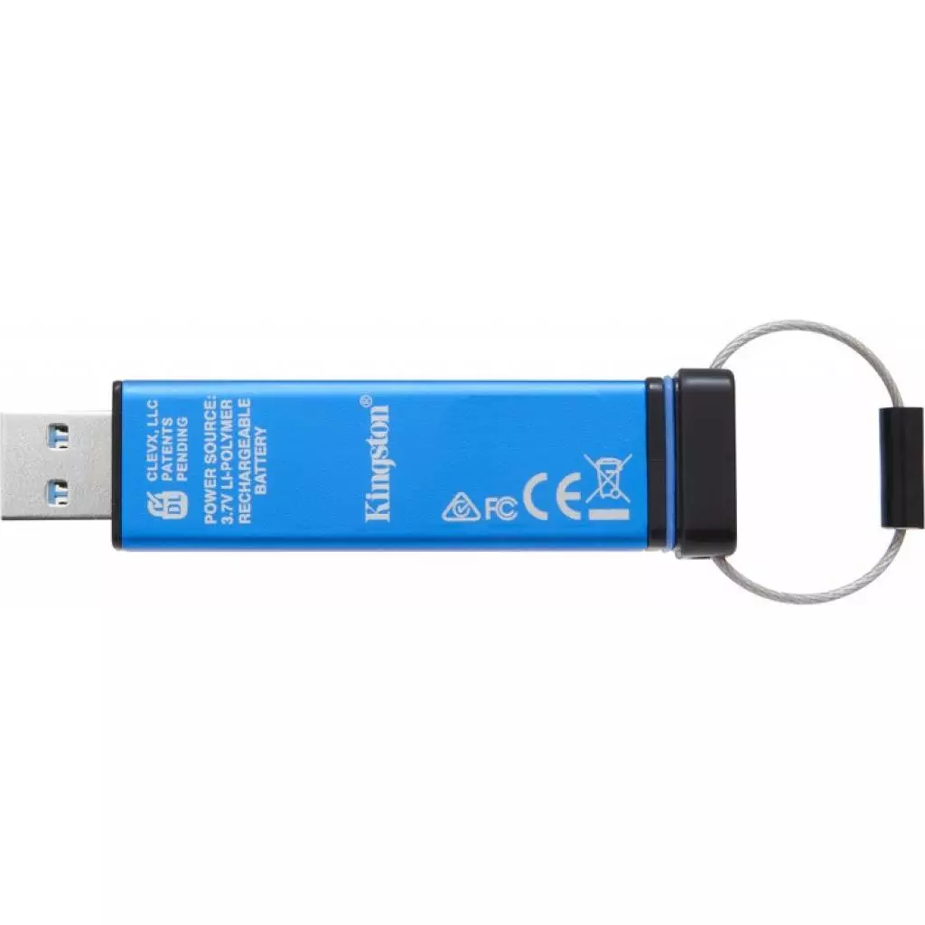 USB флеш накопитель Kingston 64GB DT 2000 Metal Security USB 3.0 (DT2000/64GB) - 2 USB флеш накопитель Kingston 64GB DT 2000 Metal Security USB 3.0 (DT2000/64GB) - 2