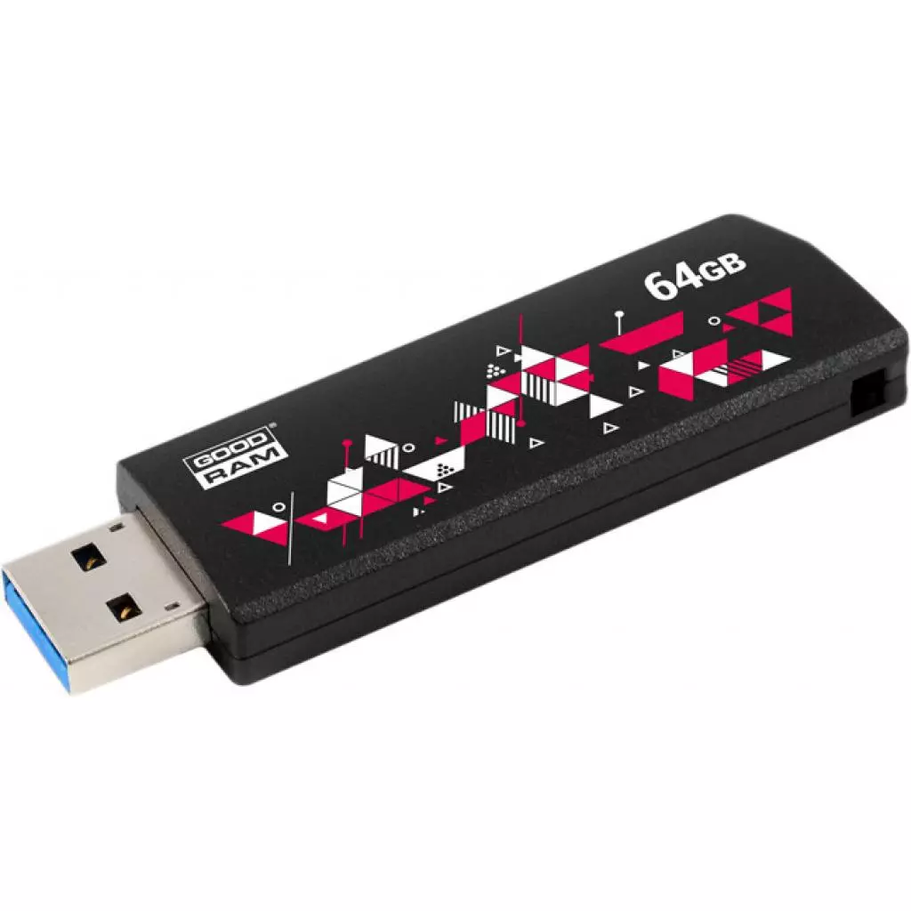 USB флеш накопитель Goodram 64GB UCL3 Click Black USB 3.0 (UCL3-0640K0R11) - 2 USB флеш накопитель Goodram 64GB UCL3 Click Black USB 3.0 (UCL3-0640K0R11) - 2