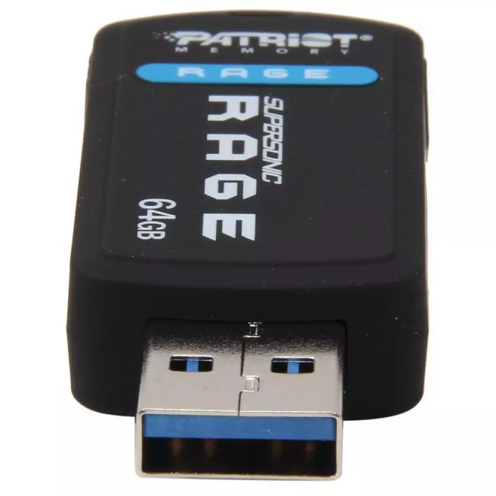 USB флеш накопитель Patriot 64GB Supersonic RAGE USB 3.0 (PEF64GSRUSB) - 4 USB флеш накопитель Patriot 64GB Supersonic RAGE USB 3.0 (PEF64GSRUSB) - 4