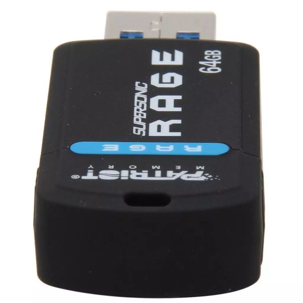 USB флеш накопитель Patriot 64GB Supersonic RAGE USB 3.0 (PEF64GSRUSB) - 5 USB флеш накопитель Patriot 64GB Supersonic RAGE USB 3.0 (PEF64GSRUSB) - 5