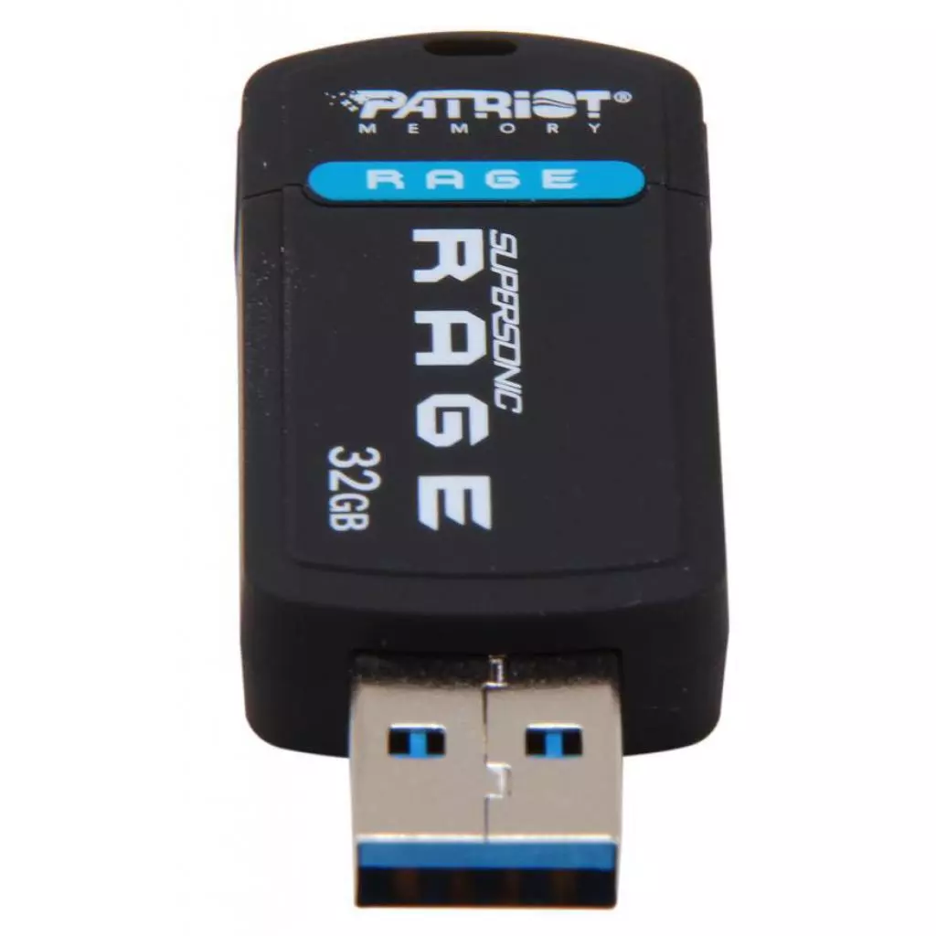 USB флеш накопитель Patriot 32GB Supersonic RAGE USB 3.0 (PEF32GSRUSB) - 3 USB флеш накопитель Patriot 32GB Supersonic RAGE USB 3.0 (PEF32GSRUSB) - 3