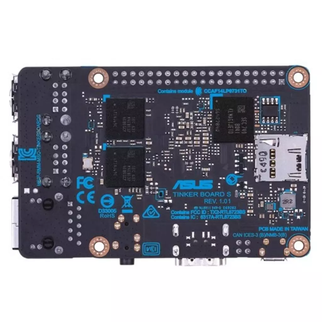 Материнская плата ASUS TINKER BOARD S/2G/16G - 4 Материнская плата ASUS TINKER BOARD S/2G/16G - 4