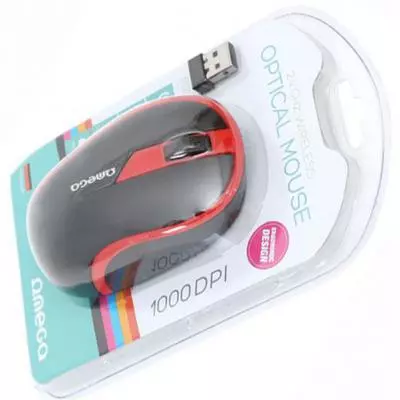 Мышка OMEGA Wireless OM-415 red/black (OM0415RB) - 3 Мышка OMEGA Wireless OM-415 red/black (OM0415RB) - 3