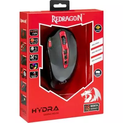 Мышка Redragon Hydra Black (74762) - 7
