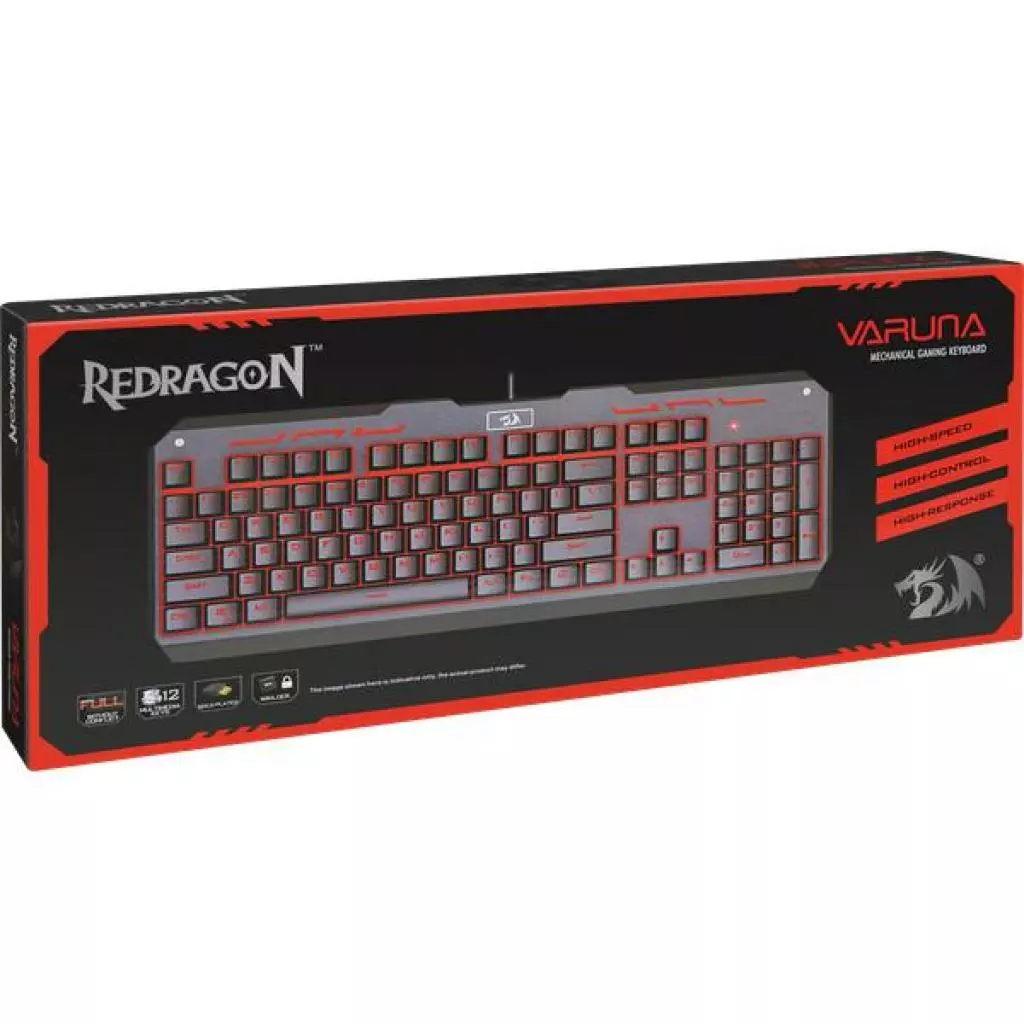 Клавиатура Redragon Varuna RU Black (74904) - 7 Клавиатура Redragon Varuna RU Black (74904) - 7