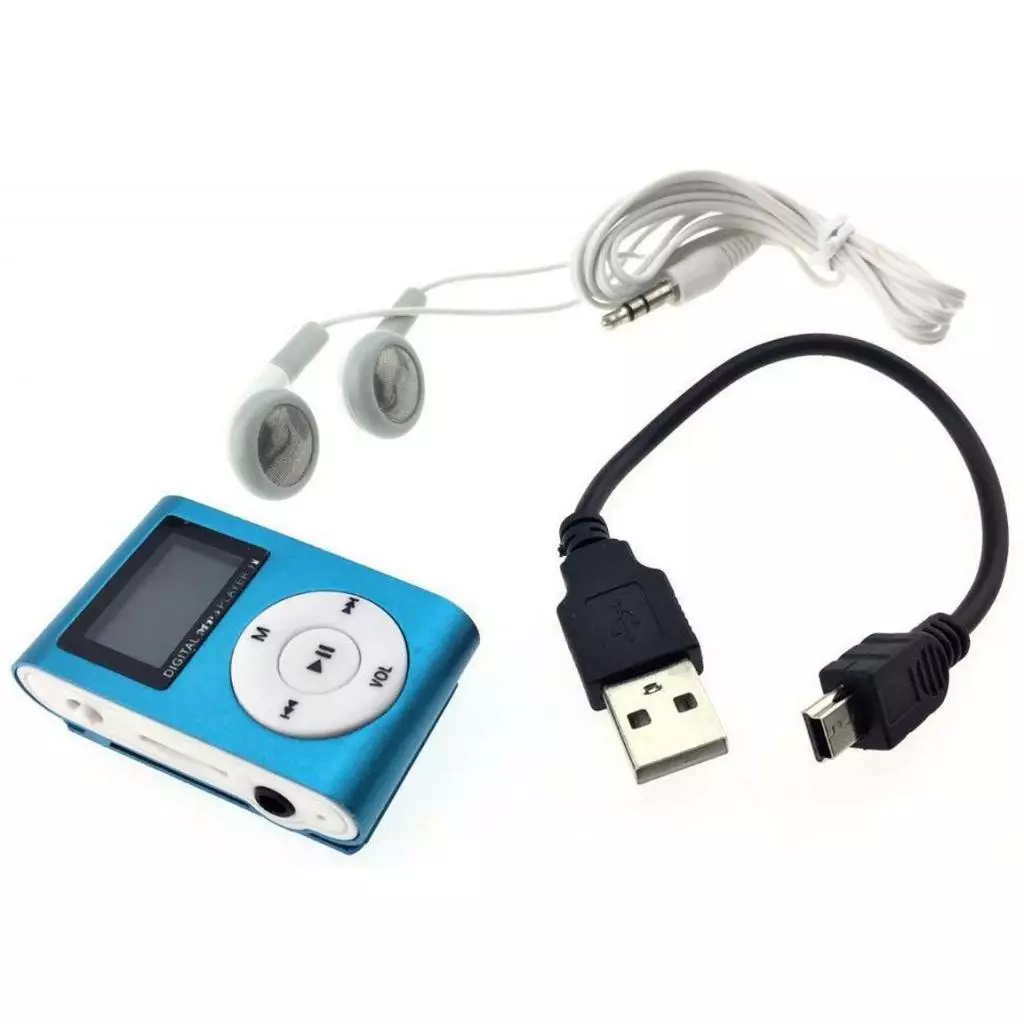 MP3 плеер Toto With display&Earphone Mp3 Blue (TPS-02-Blue) - 2 MP3 плеер Toto With display&Earphone Mp3 Blue (TPS-02-Blue) - 2
