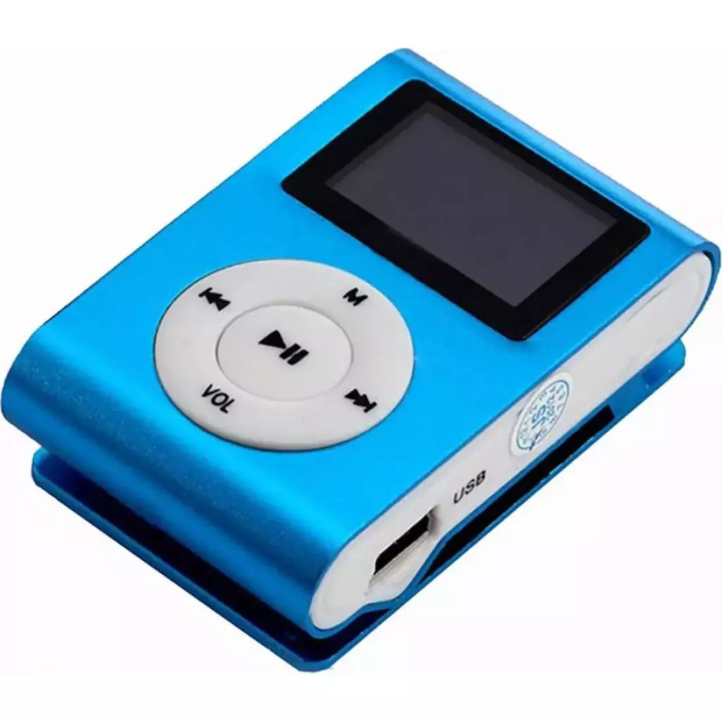 MP3 плеер Toto With display&Earphone Mp3 Blue (TPS-02-Blue)