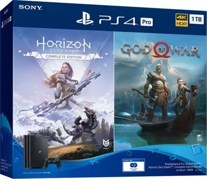 Игровая консоль Sony PlayStation 4 Pro 1TB Black (God of War + Horizon Zero Dawn CE)