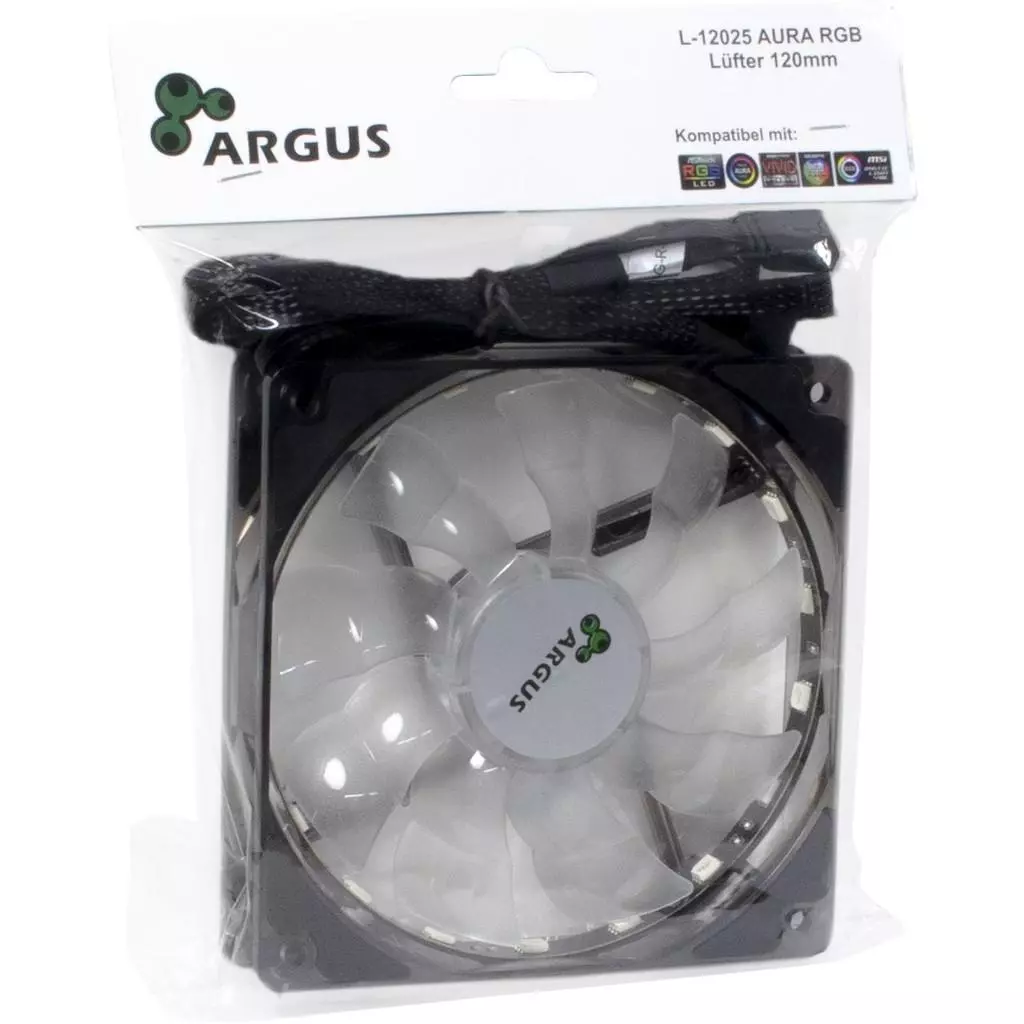 Кулер для корпуса Argus L-12025 Aura - 1 Кулер для корпуса Argus L-12025 Aura - 1