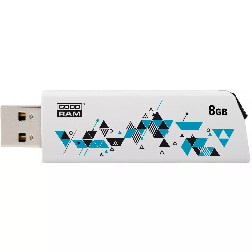 USB флеш накопитель Goodram 8GB Cl!ck White USB 2.0 (UCL2-0080W0R11) - 1 USB флеш накопитель Goodram 8GB Cl!ck White USB 2.0 (UCL2-0080W0R11) - 1