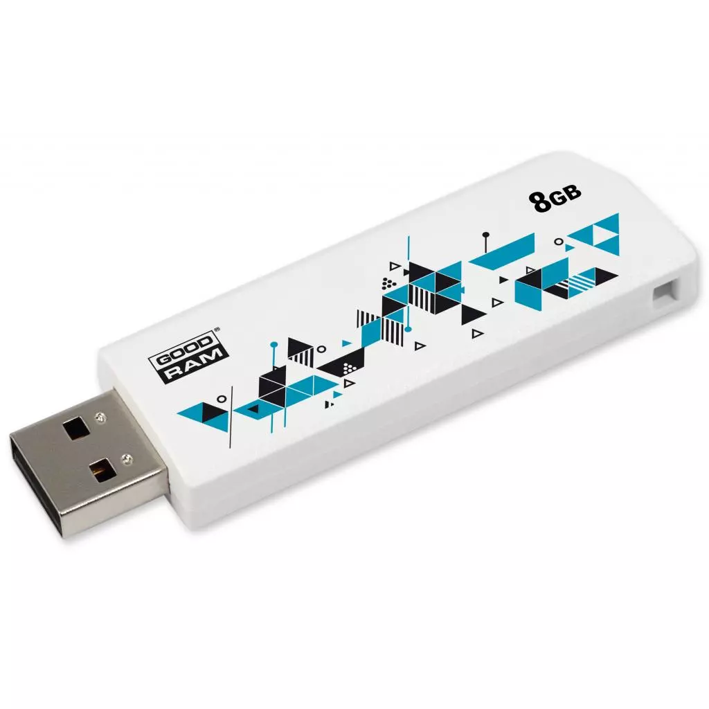 USB флеш накопитель Goodram 8GB Cl!ck White USB 2.0 (UCL2-0080W0R11) - 3 USB флеш накопитель Goodram 8GB Cl!ck White USB 2.0 (UCL2-0080W0R11) - 3
