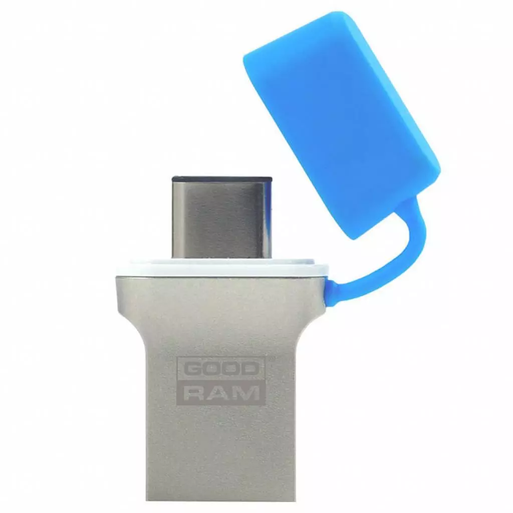 USB флеш накопитель Goodram 16GB ODD3 Dual Drive Blue USB 3.0 Type C (ODD3-0160B0R11) - 1 USB флеш накопитель Goodram 16GB ODD3 Dual Drive Blue USB 3.0 Type C (ODD3-0160B0R11) - 1