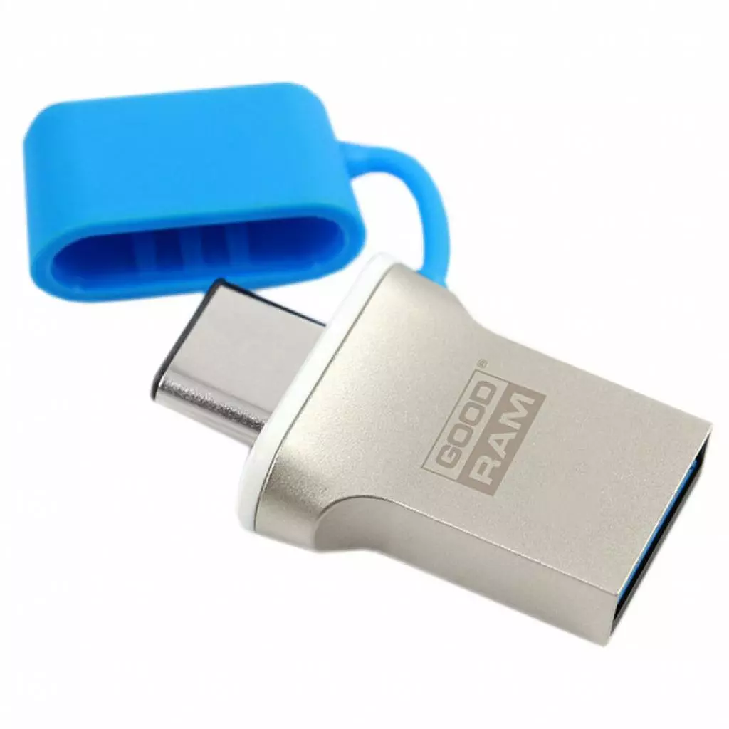 USB флеш накопитель Goodram 16GB ODD3 Dual Drive Blue USB 3.0 Type C (ODD3-0160B0R11) - 3 USB флеш накопитель Goodram 16GB ODD3 Dual Drive Blue USB 3.0 Type C (ODD3-0160B0R11) - 3