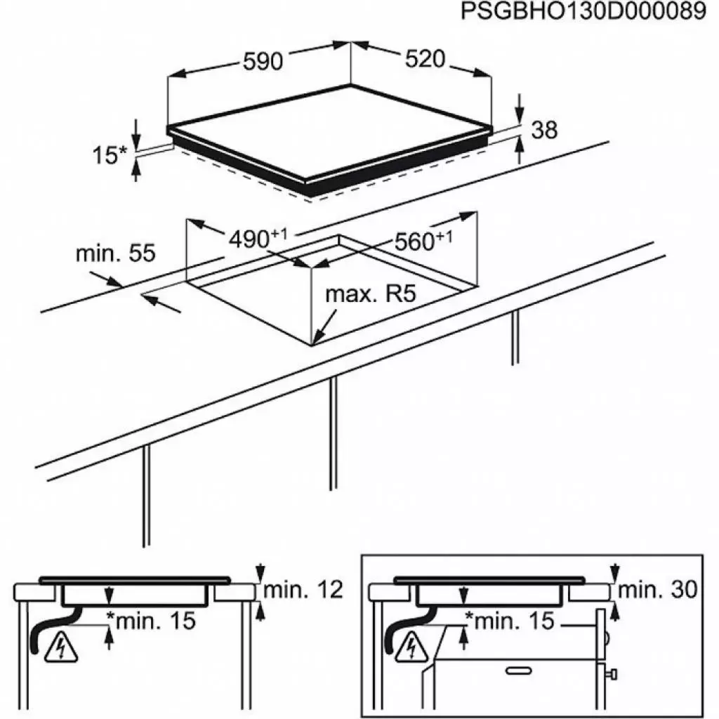 Варочная поверхность Electrolux CPE 644RCC (CPE644RCC) - 1 Варочная поверхность Electrolux CPE 644RCC (CPE644RCC) - 1
