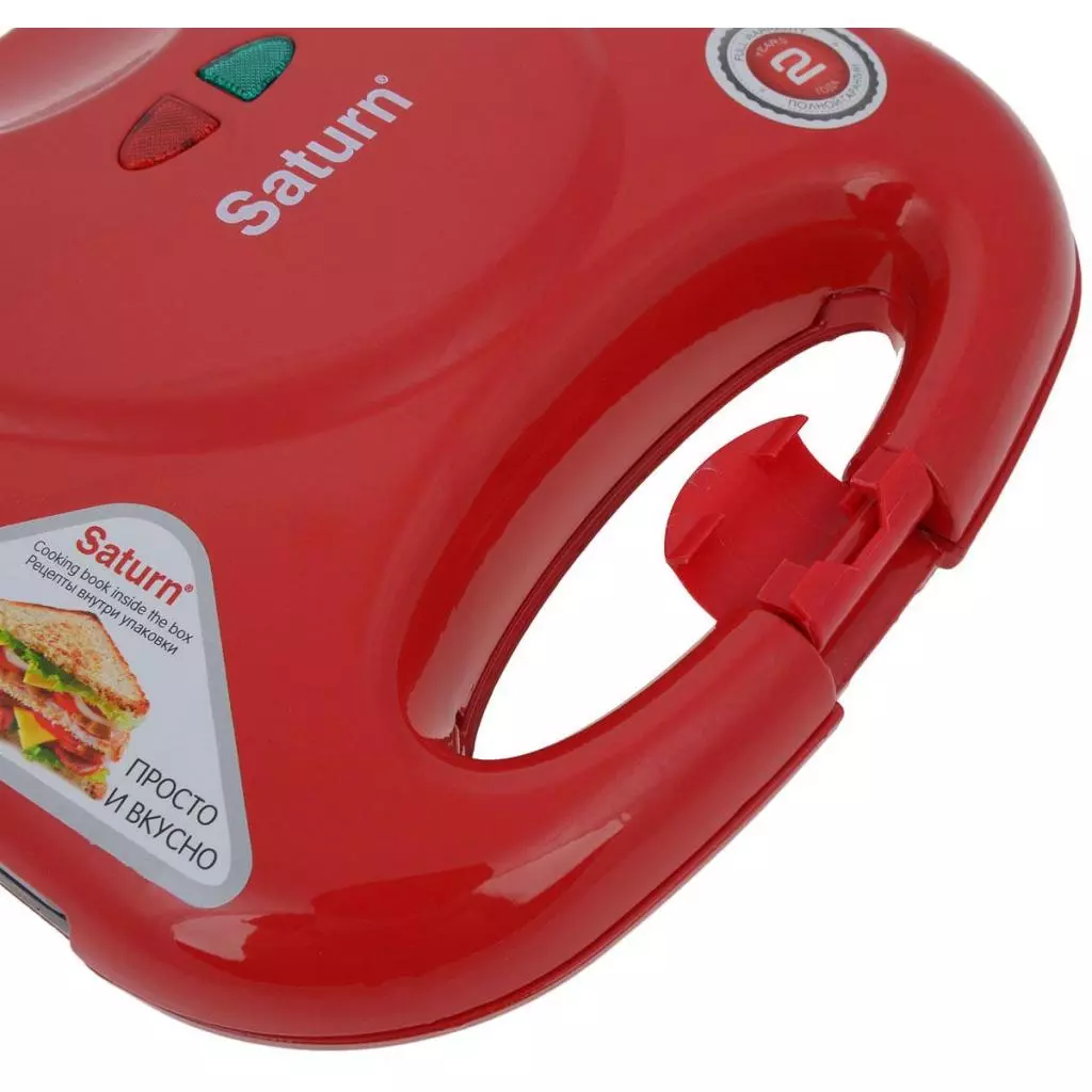 Сэндвичница Saturn ST-EC1082 Red - 5