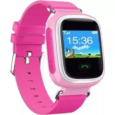 Смарт-часы UWatch Q60 Kid smart watch Pink (F_50520) - 1 Смарт-часы UWatch Q60 Kid smart watch Pink (F_50520) - 1