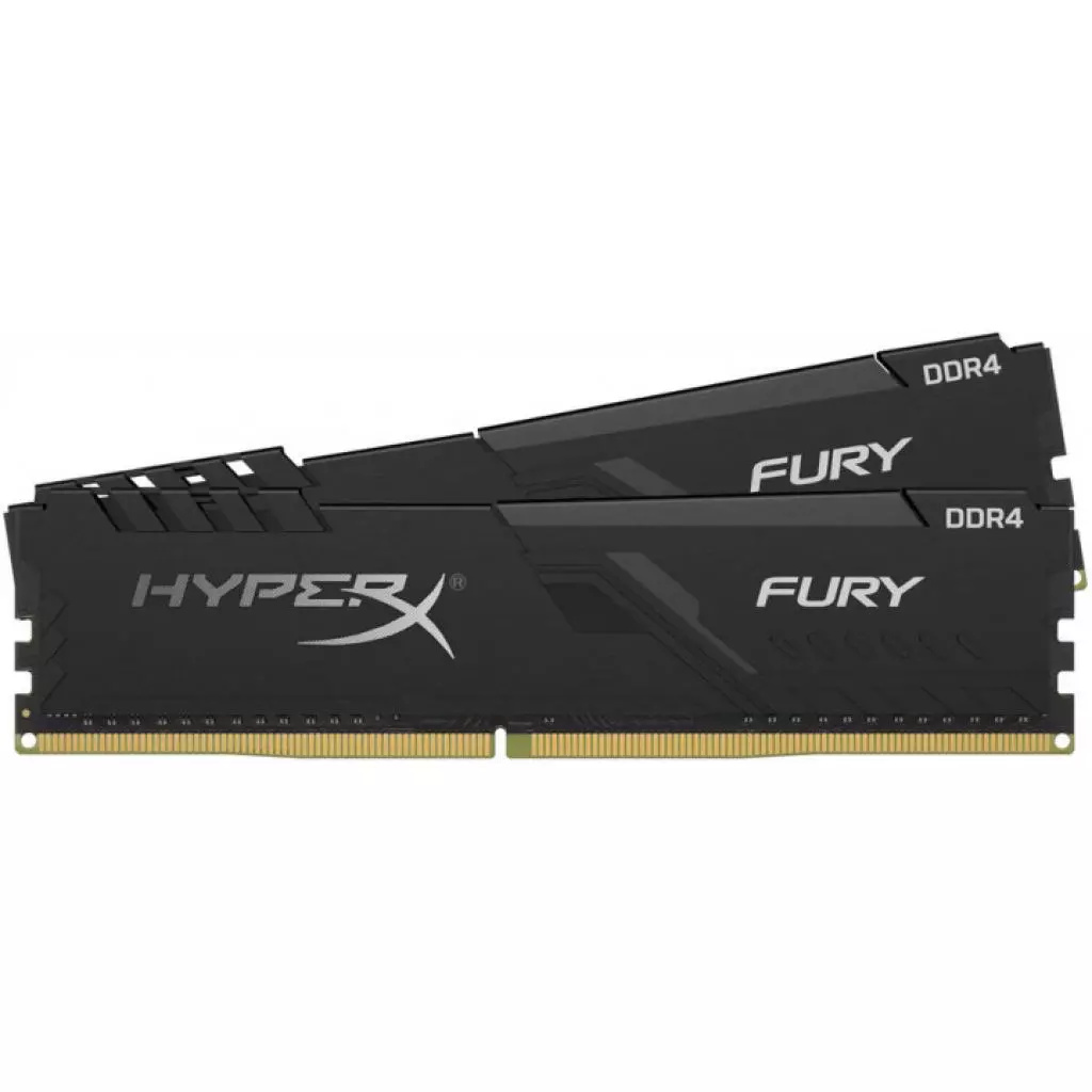 Модуль памяти для компьютера DDR4 8GB (2x4GB) 2666 MHz HyperX Fury Black Kingston Fury (ex.HyperX) (HX426C16FB3K2/8) - 1 Модуль памяти для компьютера DDR4 8GB (2x4GB) 2666 MHz HyperX Fury Black Kingston Fury (ex.HyperX) (HX426C16FB3K2/8) - 1