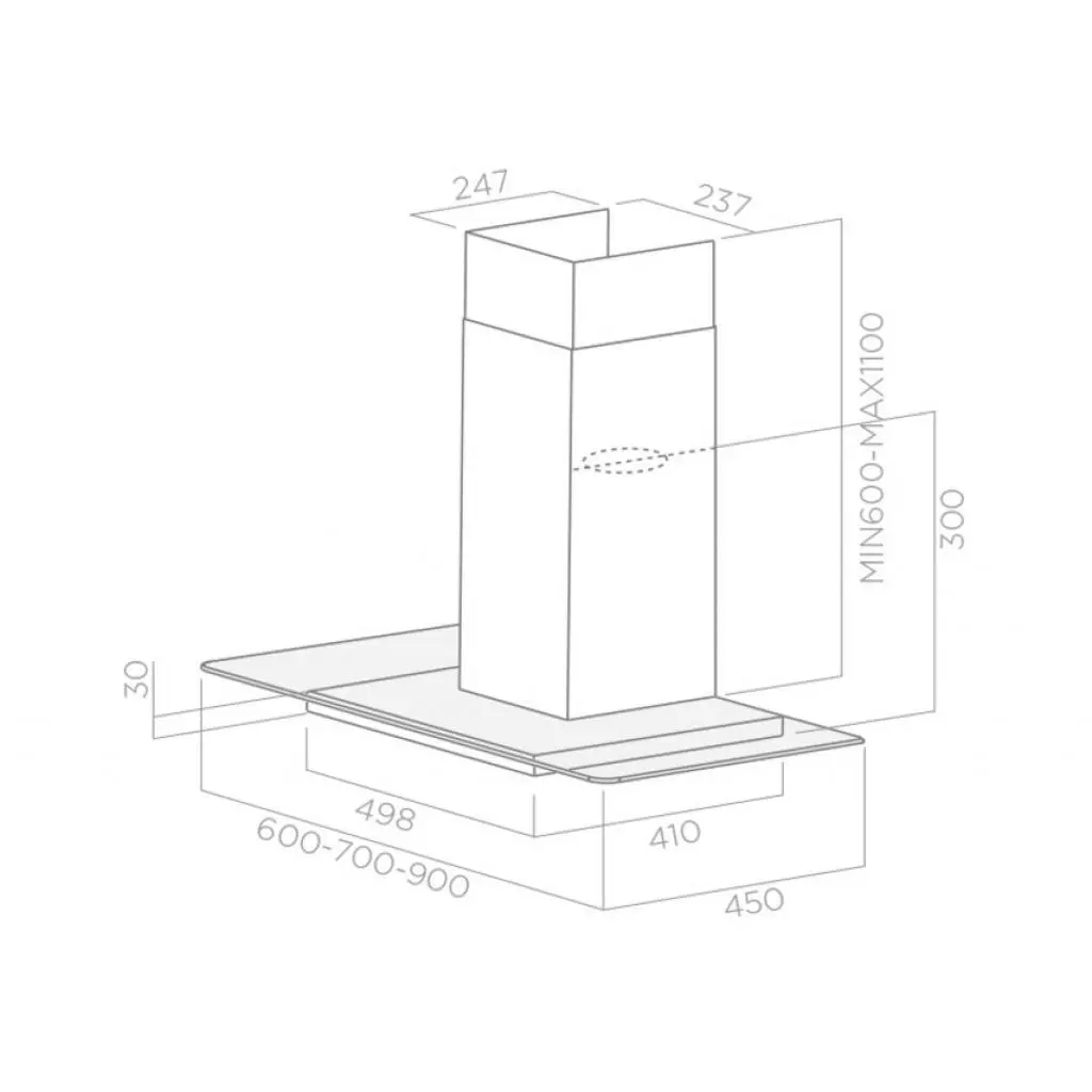 Вытяжка кухонная Elica FLAT GLASS PLUS IX/A/90 - 1 Вытяжка кухонная Elica FLAT GLASS PLUS IX/A/90 - 1