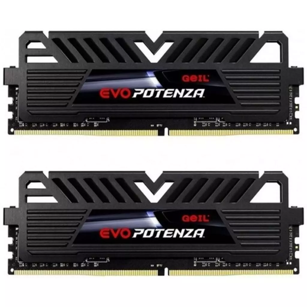 Модуль памяти для компьютера DDR4 16GB 3000 MHz Evo Potenza Black Geil (GPB416GB3000C16ASC)