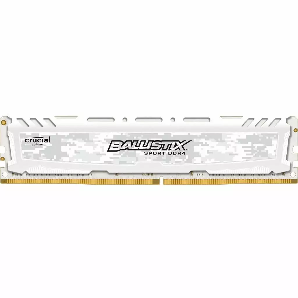 Модуль памяти для компьютера DDR4 8GB 3000 MHz Ballistix Sport LT White Micron (BLS8G4D30AESCK)